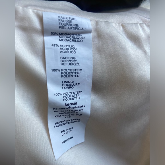 Kenzie Sz XS Cream Color Faux Fur Women’s Sleeveless Vest - Picture 7 of 8